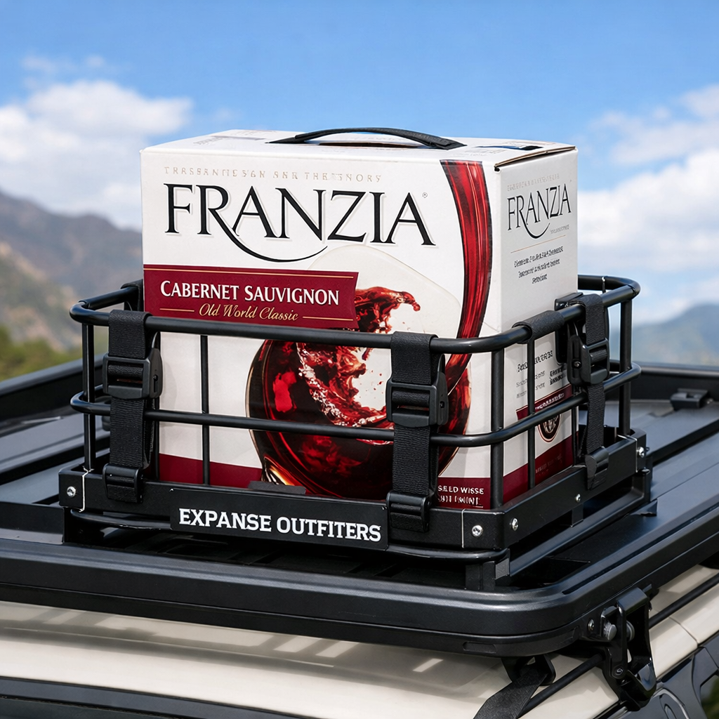 Expanse Outfitters Roof Rack Wine Crate Carrier